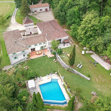 Hotel Manoir Le Moulinal47 - Vue Panoramique Courbiac Esterno foto